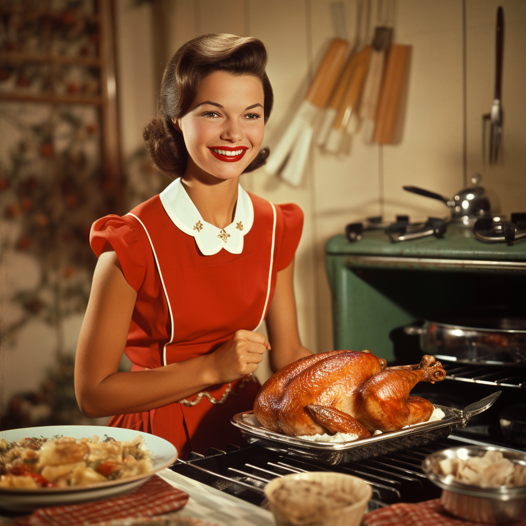 Möglicherweise ist dies ihr letztes Thanksgiving-Essen, das sie mit so viel Freude erlebt, bevor sie später an Magenkrebs erkrankt.